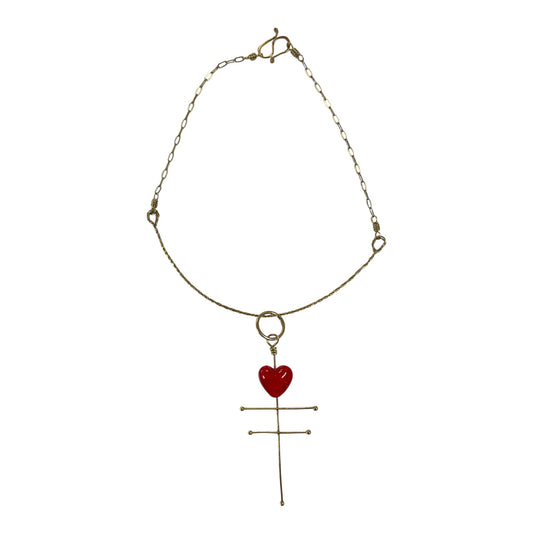 Cesuka - COLLAR / CRUZ CON CORAZÓN