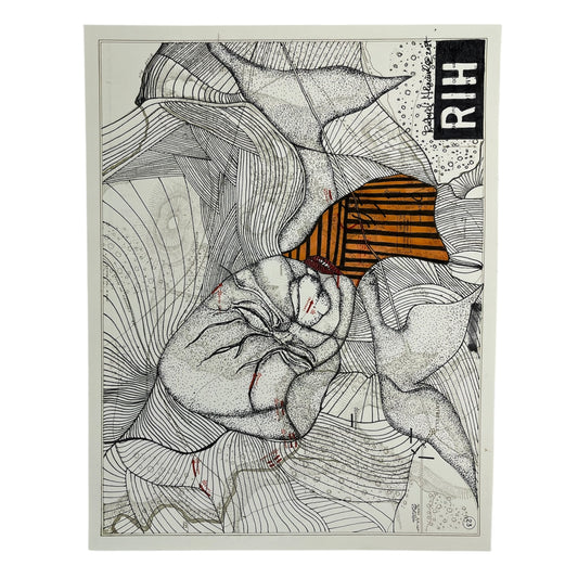 Rafael Hernández - SERIE MAPAS - DIBUJO "FIRST BULL"