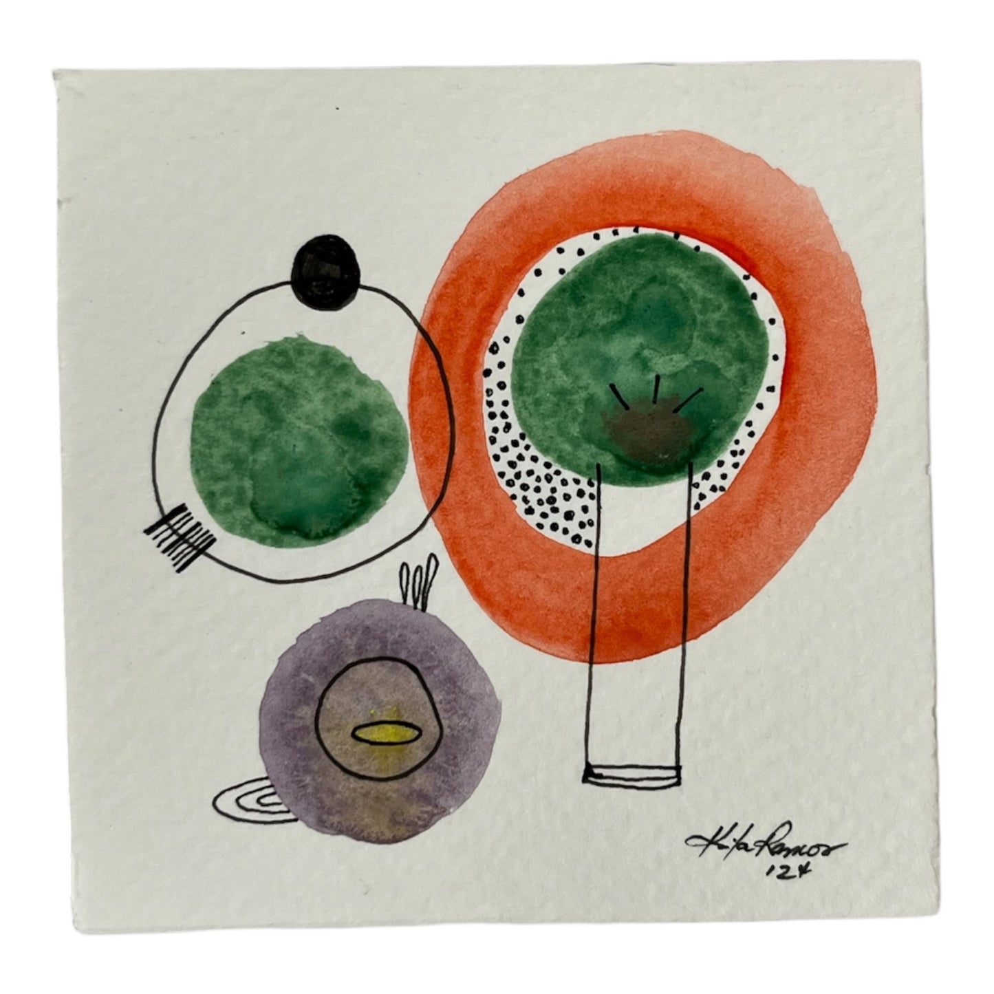 Un Paseo Volando - OBRA ORIGINAL "CRO 3"