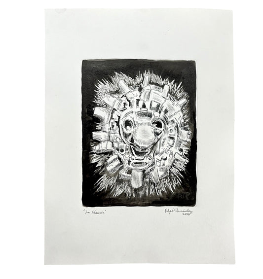 Rafael Hernández - OBRA ORIGINAL / GRABADO"MASCARA"
