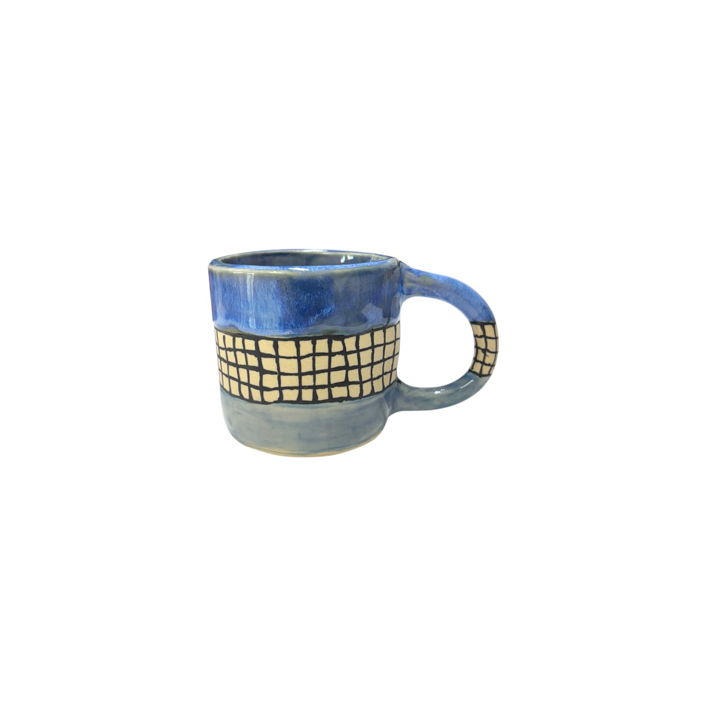 Atípica - TAZA PEQUEÑA / BLUE GRID