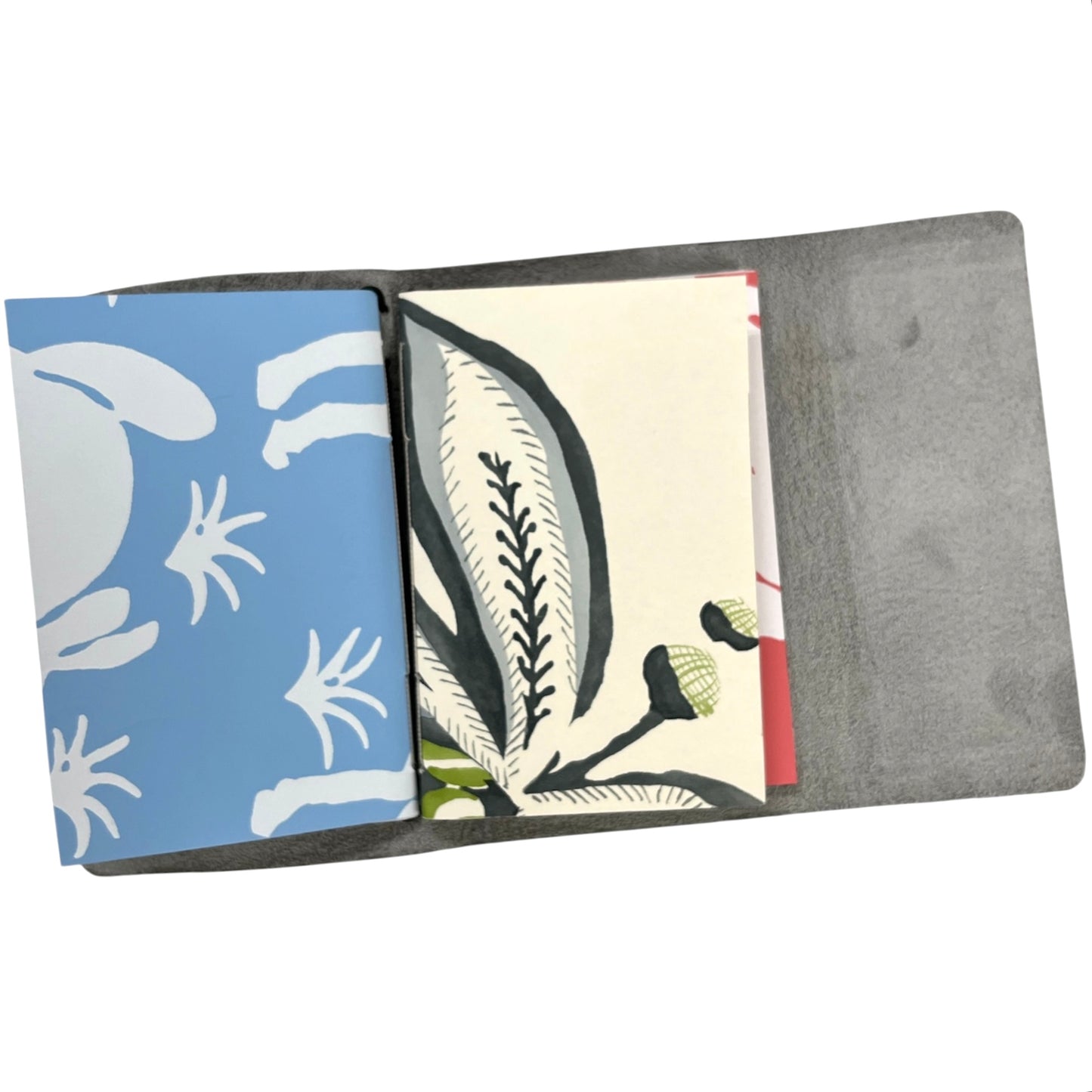 Porta Co - TRIFOLD LEATHER JOURNAL G/W