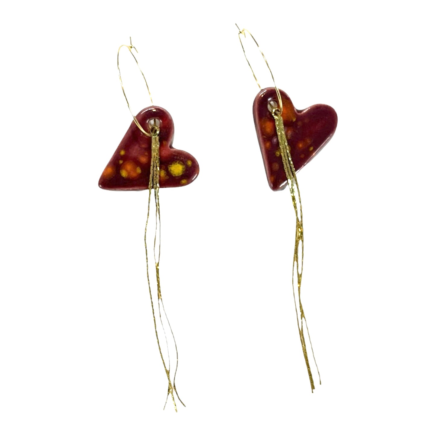 Itsari - PANTALLAS CORAZON / SPLASH BURGUNDY