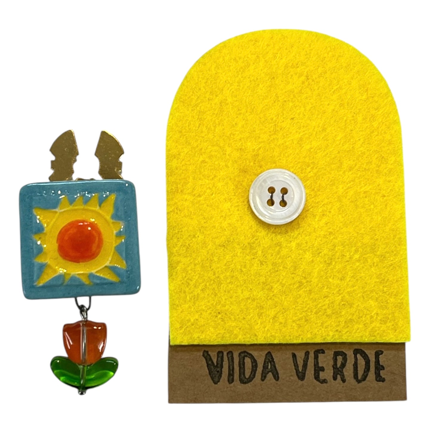 Vida Verde - PRENDEDOR BOTÓN / FLOR