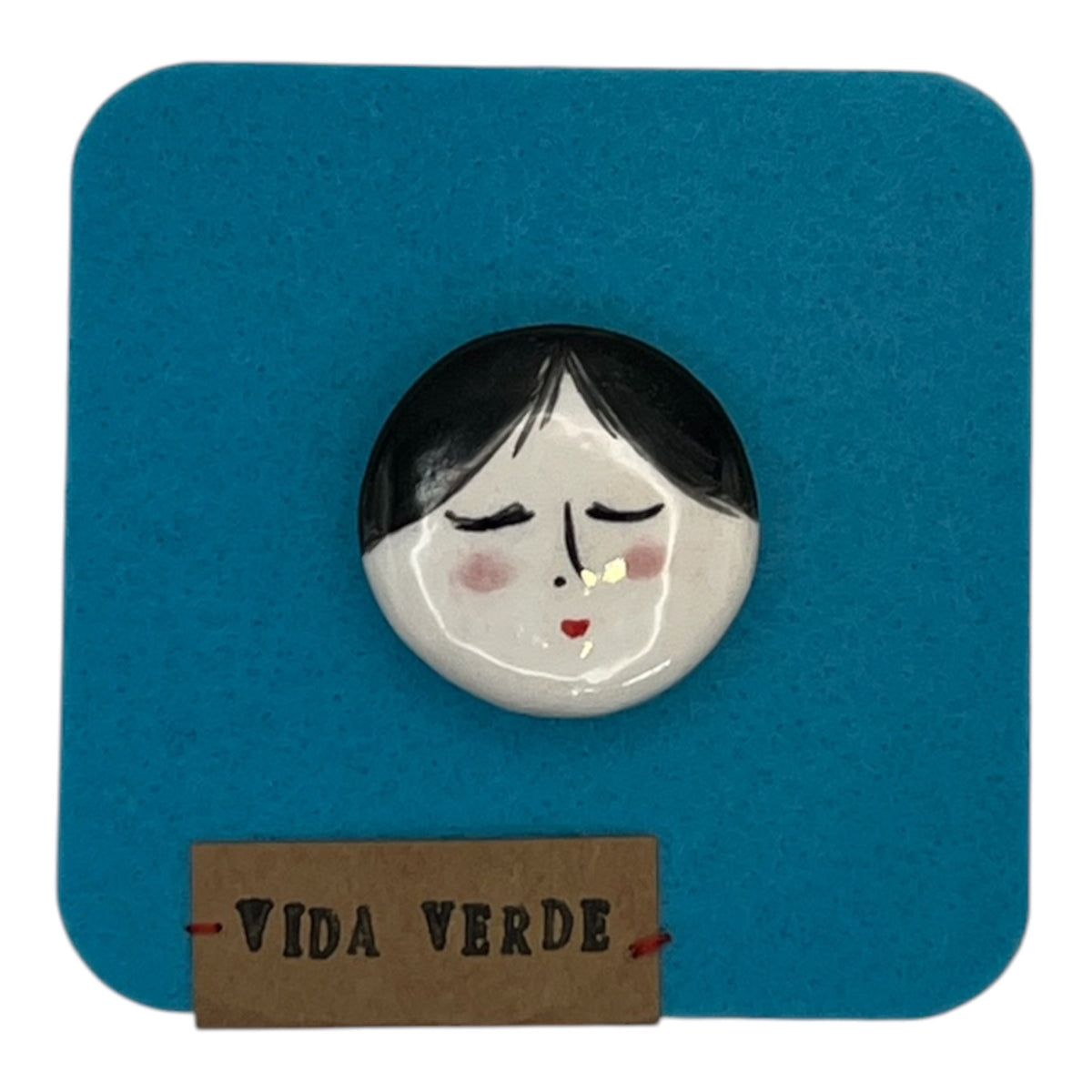 Vida Verde - PRENDEDOR BOTÓN CARITA