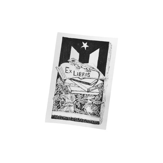 Frances Saad Maura - ART PRINT EX LIBRIS