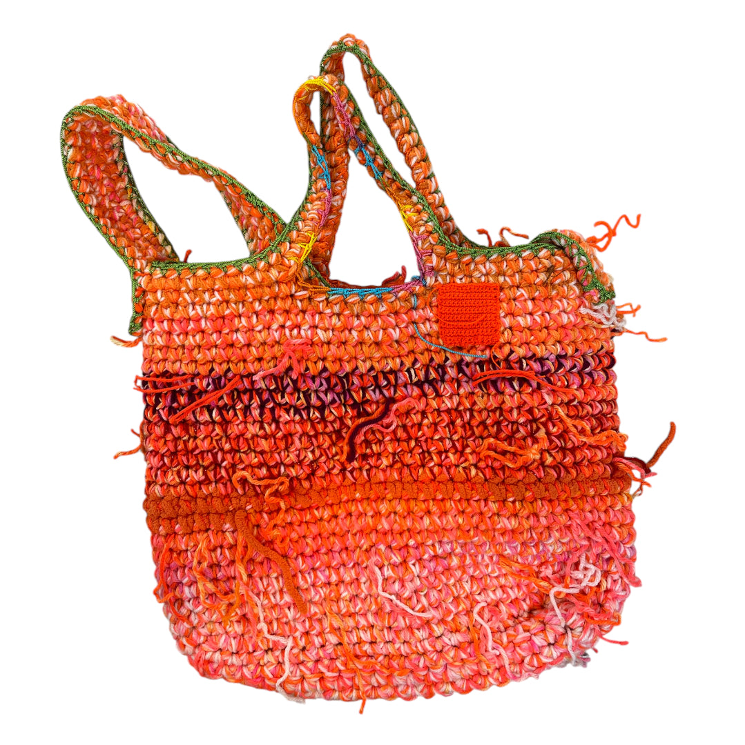 Christine M Schröder - BIG SHOULDER BAG / A ORANGE ONE