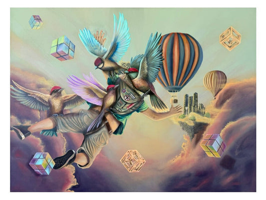 Rob Prieto - ART PRINT 5"X7" / "SUEÑOS ELEVADOS"
