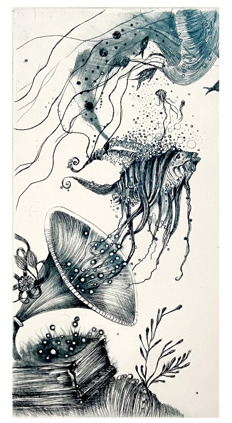 Ismari Caraballo - GRABADO "SONIDOS DEL MAR"