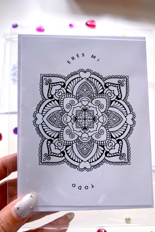 Alas Mandalas - POSTALES COLOREABLES / VARIEDAD