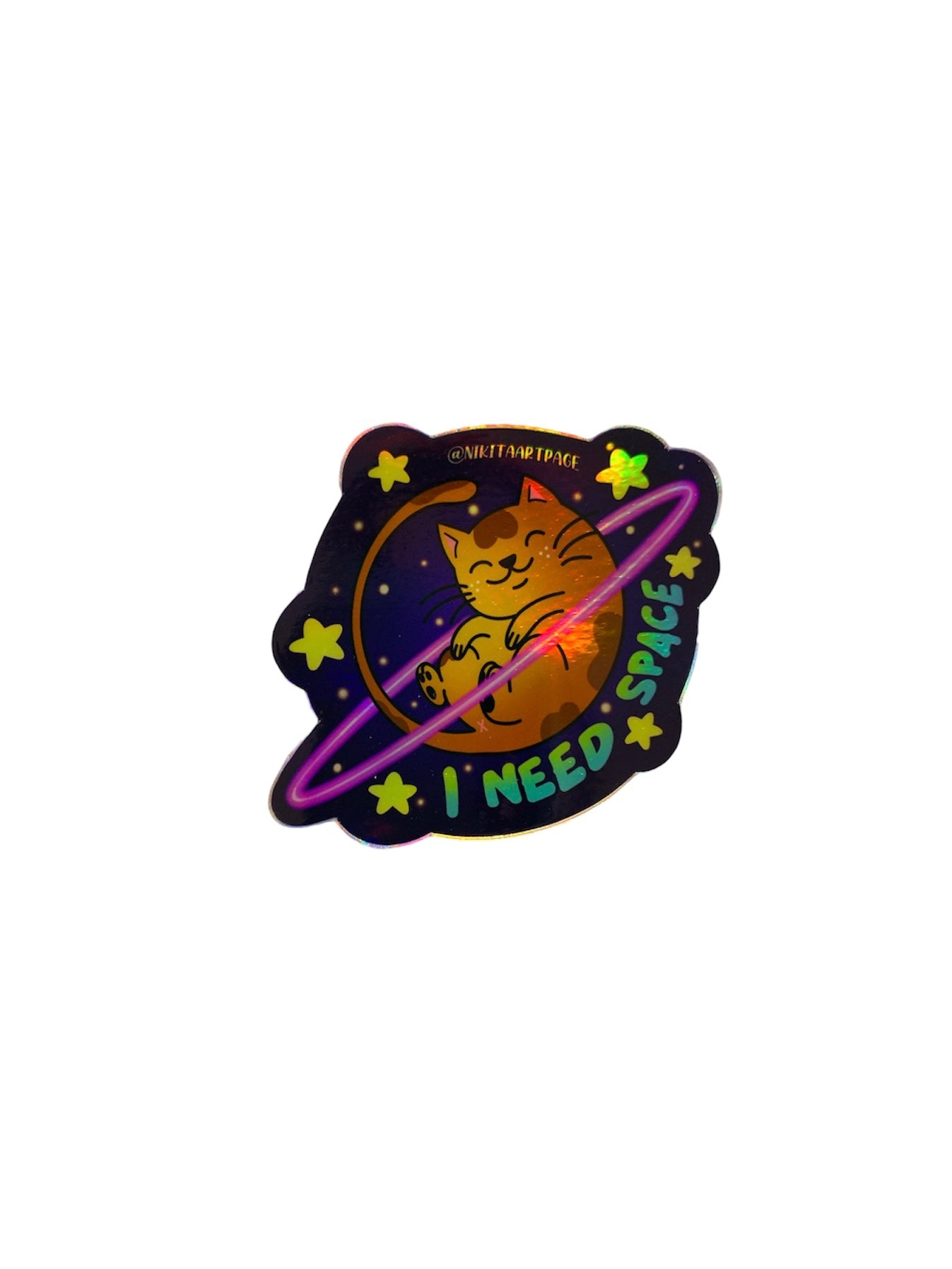 Niki Davi- I NEED SPACE PREMIUM STICKER