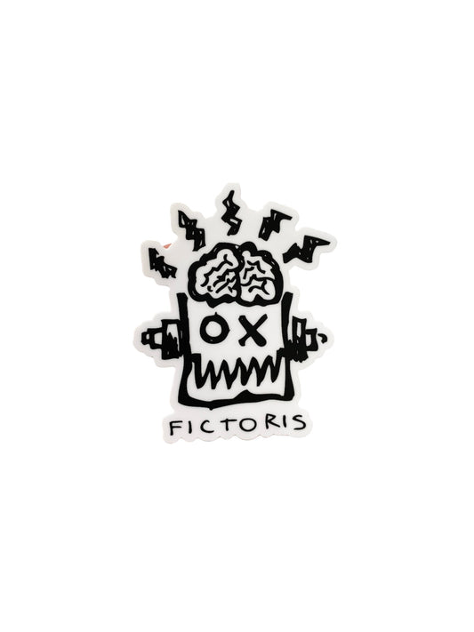 Fictoris- STICKER "Brainiac"