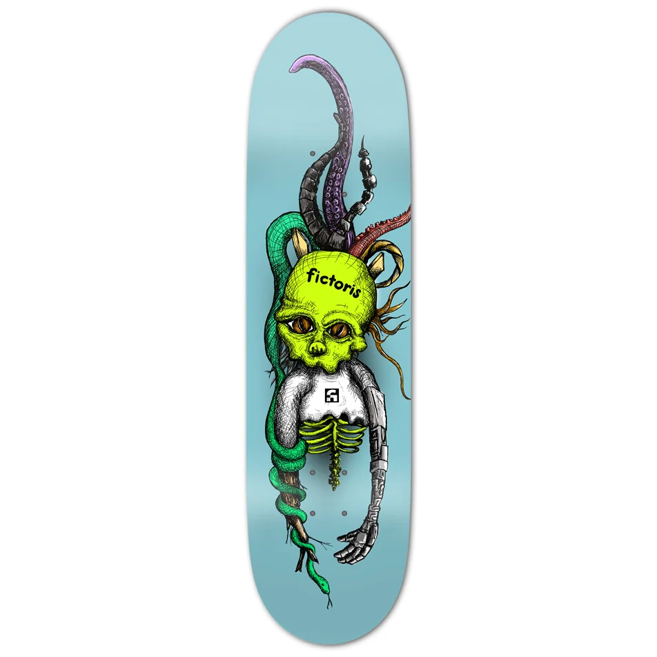 FICTORIS SKATEBOARD DECK "Hybrid Alien"