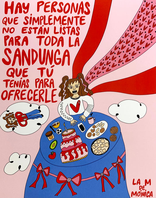 La M de Mónica- ART PRINT- SANDUNGA