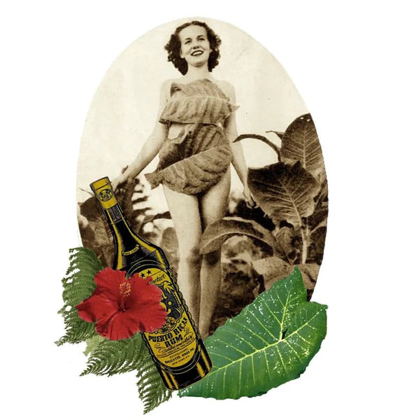 Neurona Collage Studio - COLLAGE PRINT "RUM MAMI"