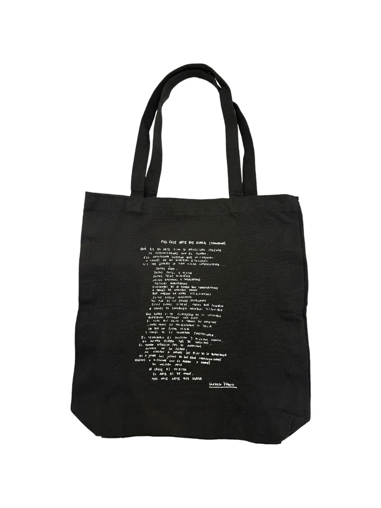 Consuelo. - TOTE BAG "MÁS VALE ARTE"