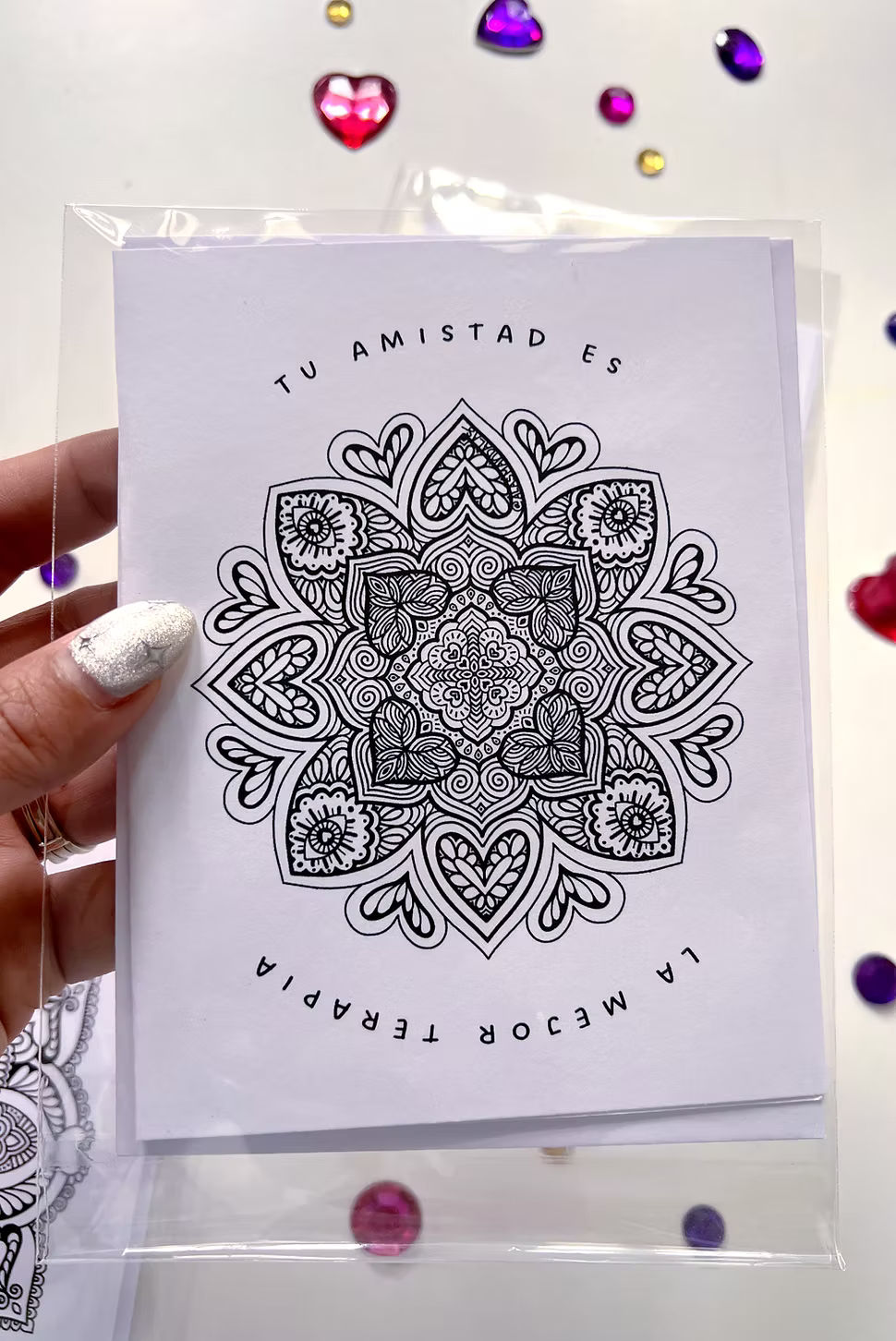 Alas Mandalas - POSTALES COLOREABLES / VARIEDAD