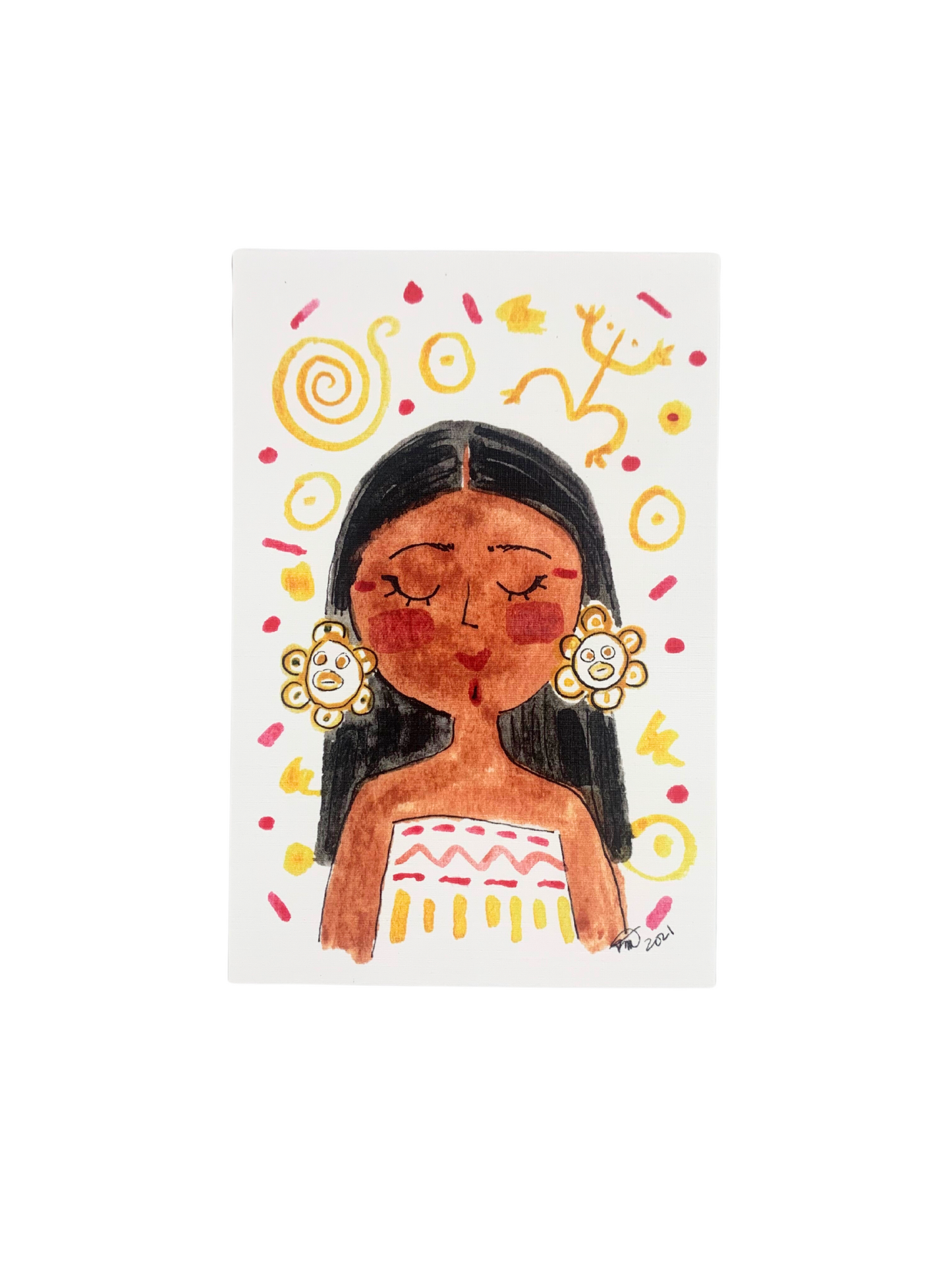 Había Una Vez - “TAINA” POSTAL ART PRINT