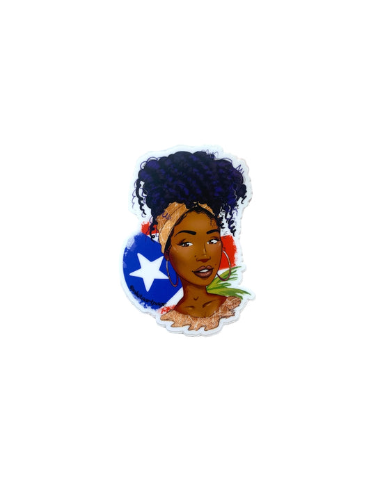 Niki Davi- MUJER BORICUA PREMIUM STICKER