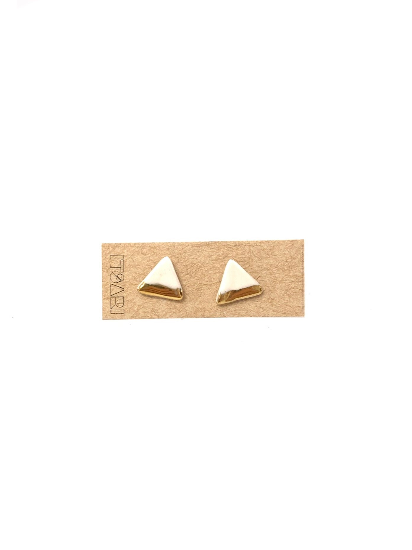 Itsari - STUDS 22K TRIÁNGULO / VARIEDAD DE COLORES