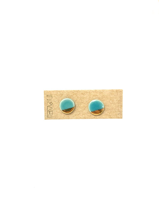 Itsari - STUDS 22K CÍRCULO / VARIEDAD DE COLORES